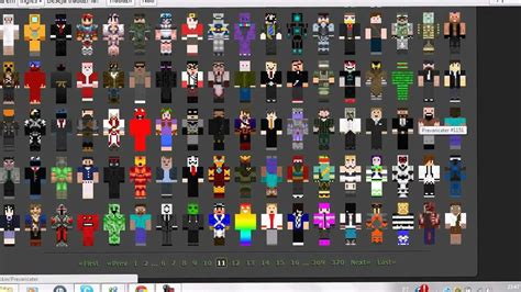 youtubers minecraft skins|YouTuber Minecraft Skins 